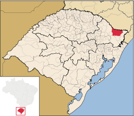 Lage von Bom Jesus in Rio Grande do Sul