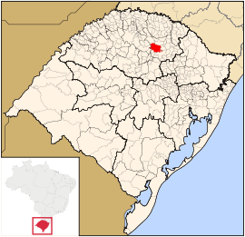 Lage von Passo Fundo in Rio Grande do Sul