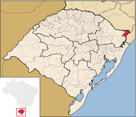 Lage von São José dos Ausentes in Rio Grande do Sul