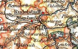Strecke der Bahnstrecke Rudolstadt–Bad Blankenburg