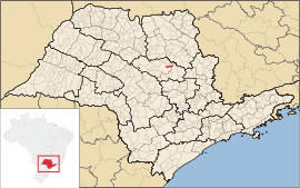 Lage der Gemeinde Américo Brasiliense im Bundesstaat São Paulo