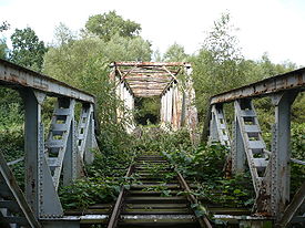 Verlassene Brücke über Biela (2008)