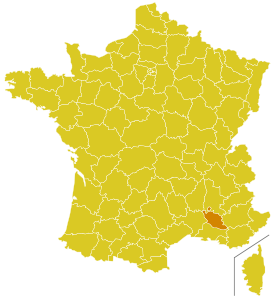 Karte Erzbistum Avignon