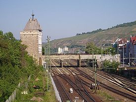 Filstalbahn in Esslingen