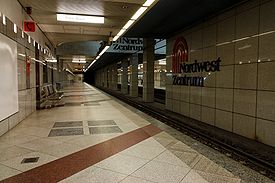 Bahnsteig 1, Richtung Ginnheim
