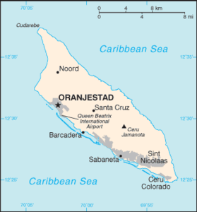 Lage des Jamanota auf Aruba