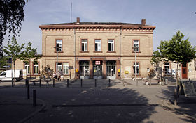 Der Heppenheimer Bahnhof im Juni 2007