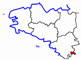 Lage des Kantons Clisson
