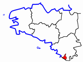 Lage des Kantons Machecoul