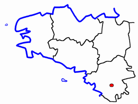 Lage des Kantons Saint-Herblain-Ouest-Indre