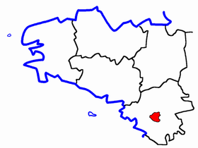 Lage des Kantons Saint-Étienne-de-Montluc