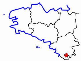Lage des Kantons Saint-Philbert-de-Grand-Lieu