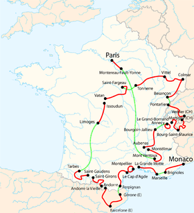 Karte Tour de France 2009