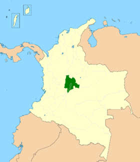 Lage von Cundinamarca