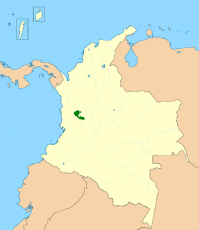 Lage von Risaralda