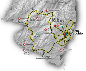 Karte Critérium International 2011