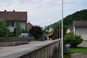 Erschwil, Blick auf Burg Neu-Thierstein
