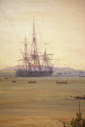HMS Iphigenia in der Seeschlacht von Grand Port