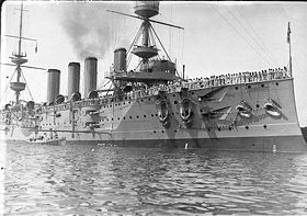 HMS Powerful, 1905 in Australien