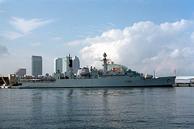 Die HMS Broadsword 1994 in Tampa Bay