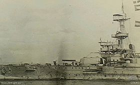HMS Swiftsure  vor Gallipoli, 1915