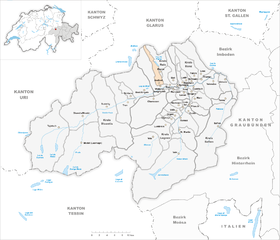 Karte von Andiast
