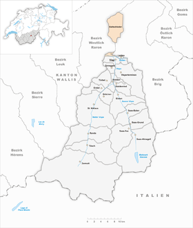 Karte von Baltschieder