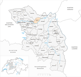 Karte von Bannwil