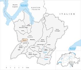 Karte von Besazio