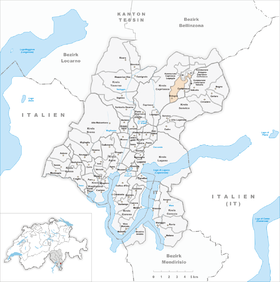 Karte von Bidogno