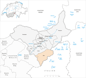 Karte von Binn