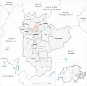 Karte von Brienz/Brinzauls