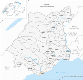 Karte von Buchillon