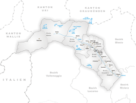 Karte von Calonico