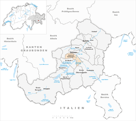 Karte von Celerina/Schlarigna