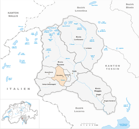 Karte von Cerentino