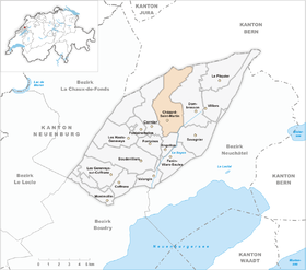 Karte von Chézard-Saint-Martin