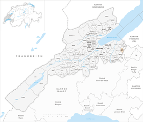Karte von Chêne-Pâquier