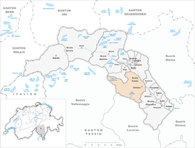 Karte von Chironico