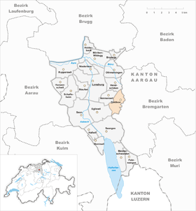 Karte von Dintikon
