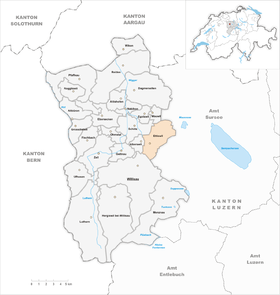 Karte von Ettiswil