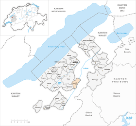 Karte von Fétigny