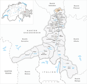 Karte von Feldis/Veulden