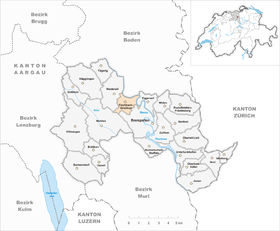 Karte von Fischbach-Göslikon
