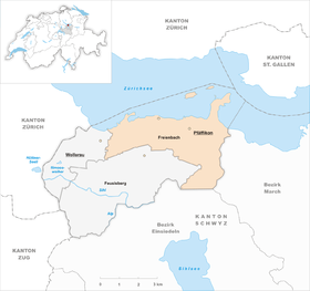 Karte von Freienbach