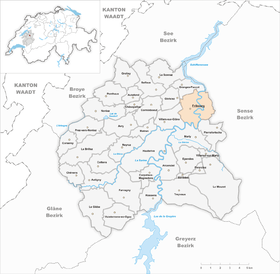 Karte von Freiburg
