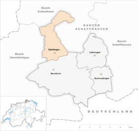Karte von Gächlingen
