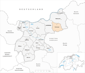Karte von Gansingen