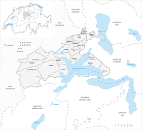 Karte von Gisikon