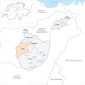 Karte von Gonten